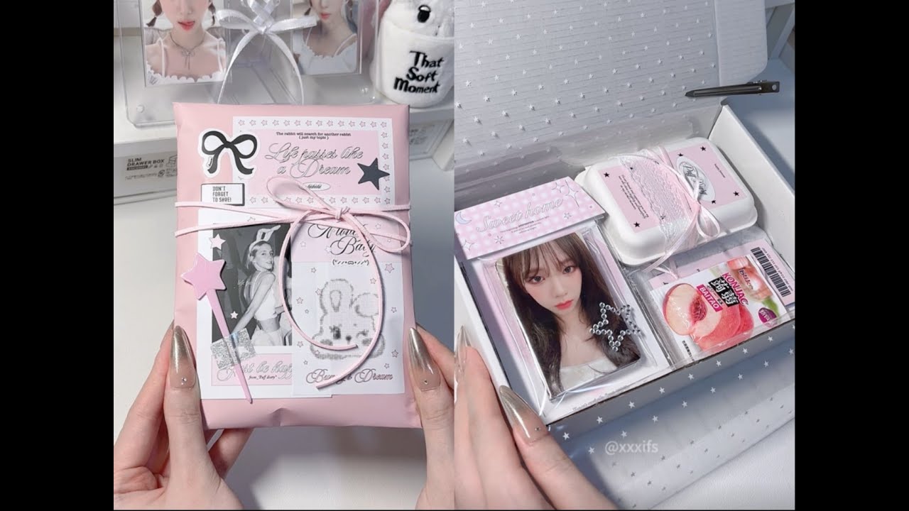 沉浸式打包小卡丨粉粉嫩嫩的一期#xxxifs#开箱#沉浸式
