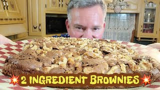💥2 INGREDIENT BROWNIES💥💯 UNBELIEVABLE!!!..TRY IT!