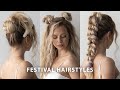 3 EASY FESTIVAL HAIRSTYLES for 2022 🌸