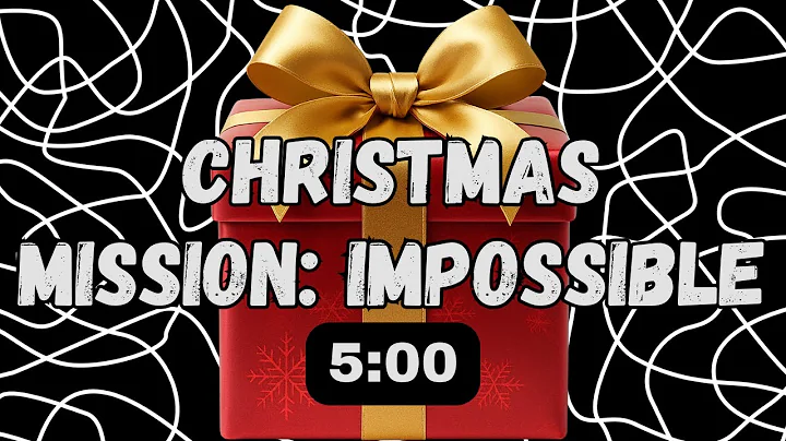 5 Minute Timer Bomb CHRISTMAS MISSION IMPOSSIBLE