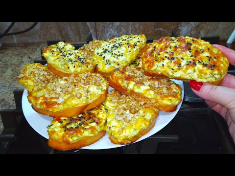 От них в Восторге Все! Самый Вкусный и Быстрый Завтрак в Мире! Горячие Бутерброды Рецепт!