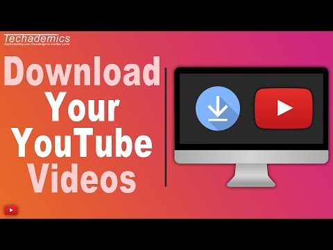 Hoe te downloaden uw eigen YouTube-video's