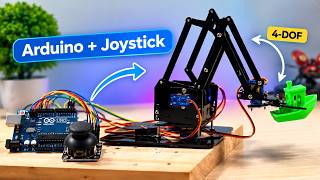 How to Control a 4-DOF Robot Arm with Arduino!