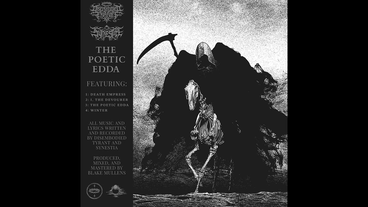 洋楽 Disembodied Tyrant / Synestia LP Amazon.com: Disembodied Tyrant, Synestia - The Poetic Edda Vinyl