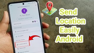 How to Share Location on Android | Google map location share 