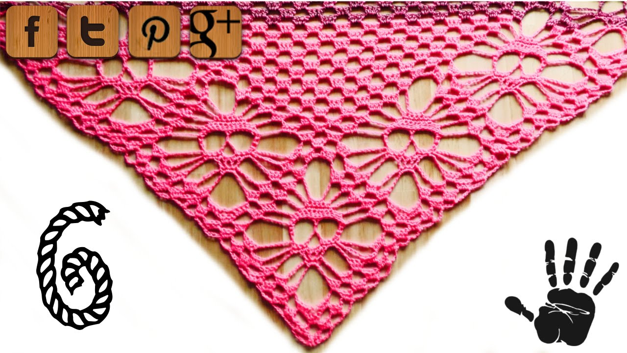 Totenkopf Tuch Häkelanleitung Part 6 - by Kungen - © Woolpedia