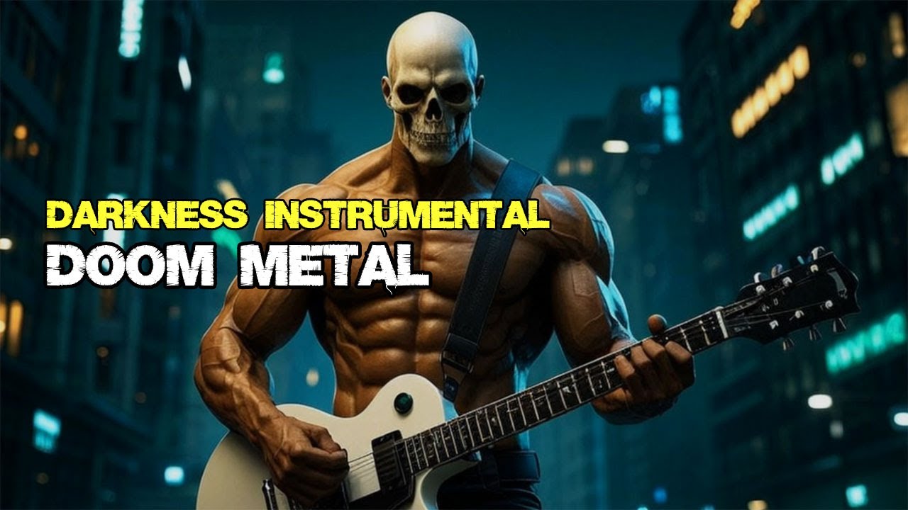 Heavy Riffs Doom Metal Music 🔥 Darkness Instrumental for Boost Your Mood 🎵🎸🎧