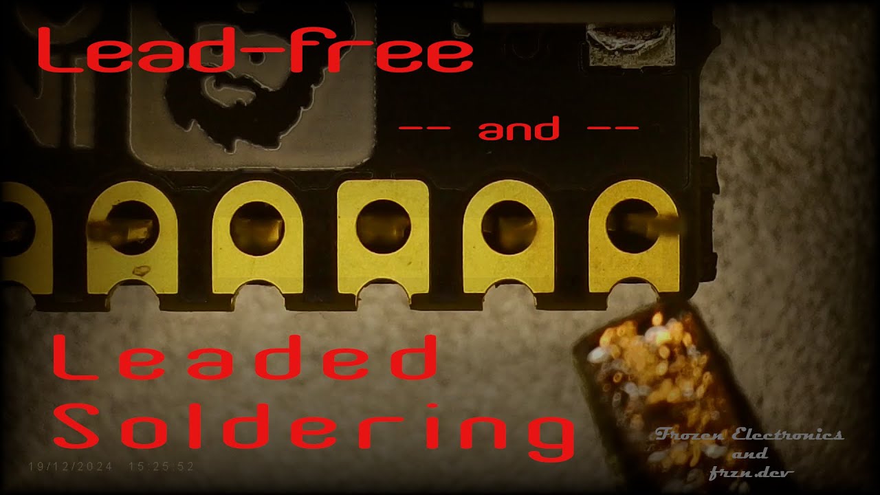 Leaded and Lead-Free Soldering Tutorial