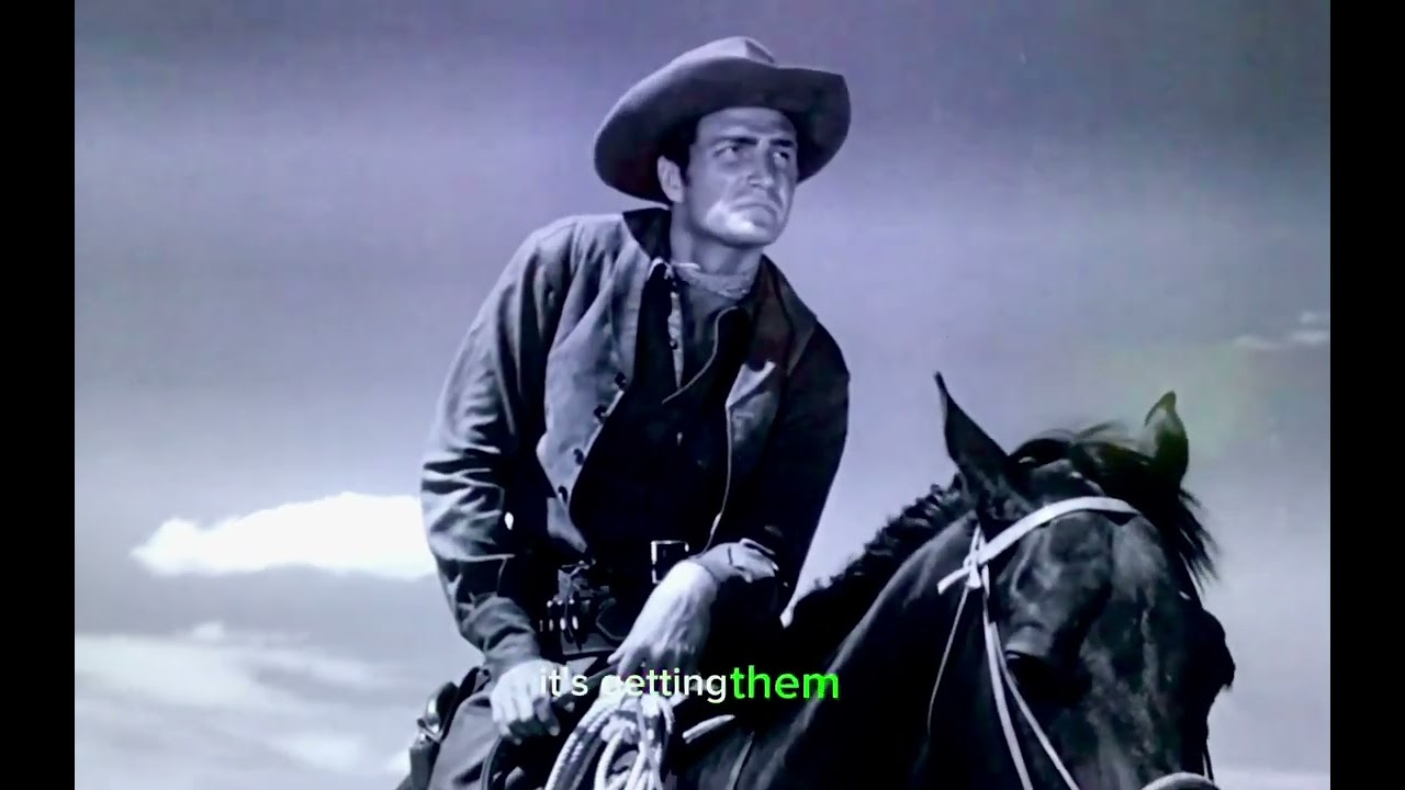 Rawhide Tv  Series clip , S1E1  Tumbleweed Wagon Intro Narrative by Gil Favor