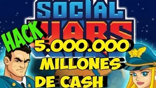 HACK PARA SOCIAL WARS | SEPTIEMBRE 2016 | 5.000.000 MILLONES DE CASH!