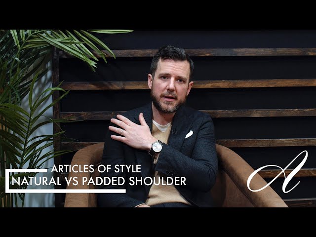 From structured shoulder to a natural shoulder