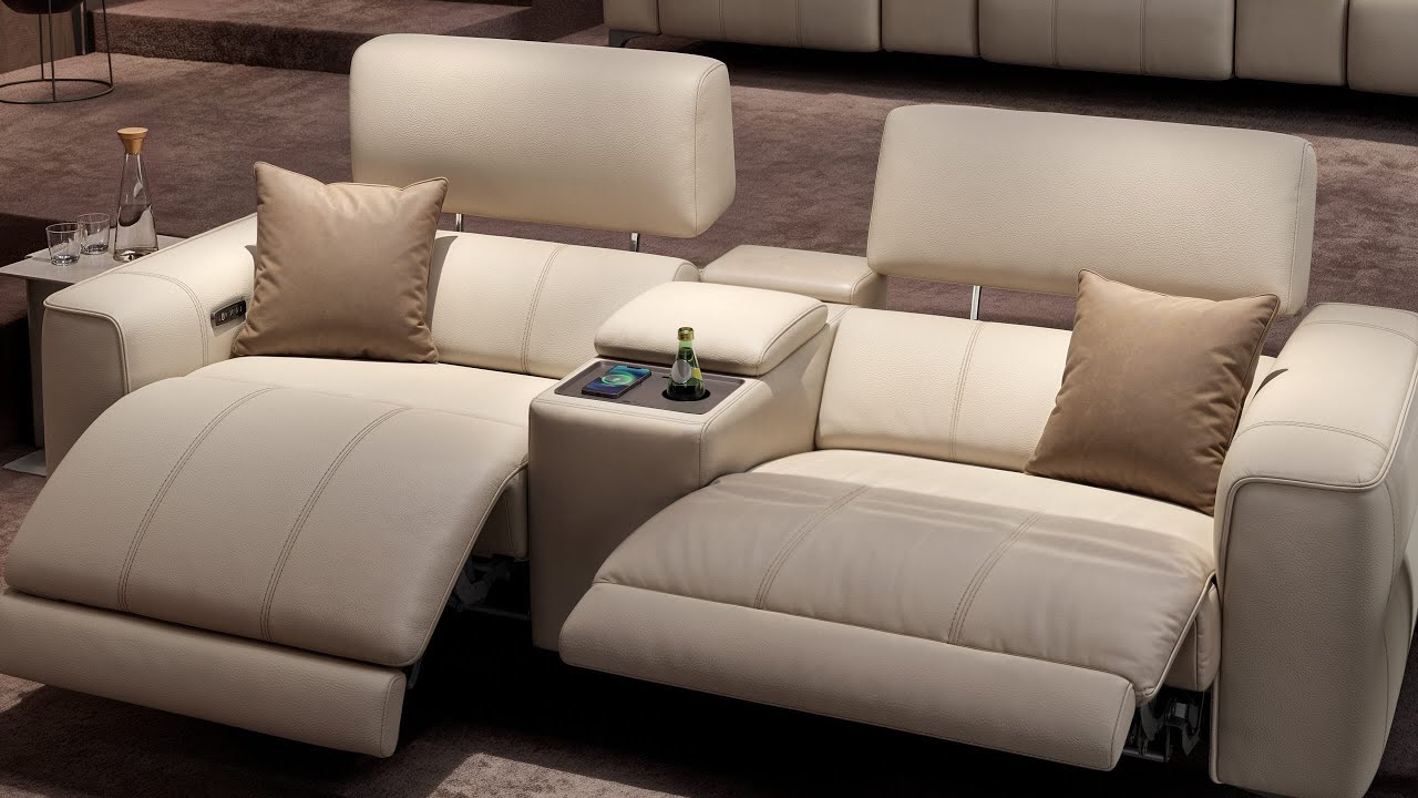 Nanto 4D-Kinosofa - Sitzvibration mit Herzwaage-Position | Sofanella