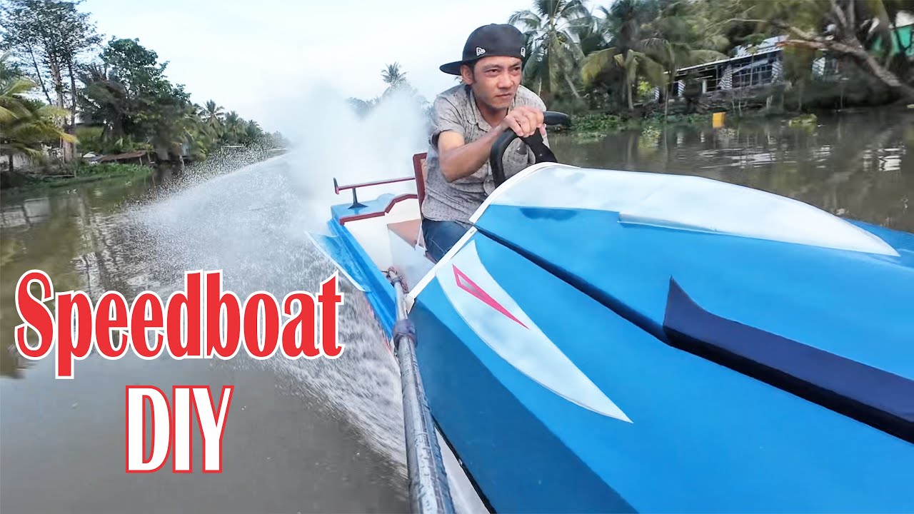 I didn't expect my homemade boat to go so fast