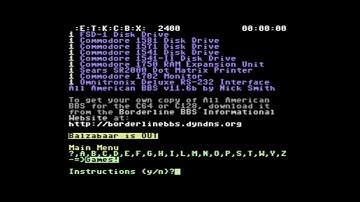 Old School Sean - Connecting to a BBS using a Commodore 64