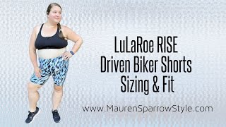 LuLaRoe Driven Sizing | Fit & feel of these new biker shorts, especially for plus-size!