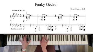 Funky Gecko -  Susan Staples Bell