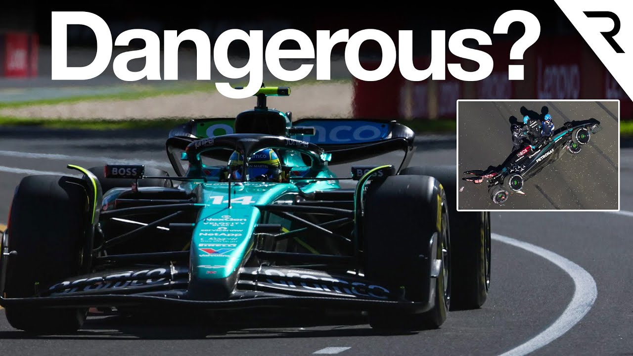 The evidence that damned Alonso in Russell’s Australian GP crash, on YouTube