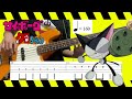 ぐるぐるクロちゃん/Lady Q/ベースtab弾いてみた/サイボーグクロちゃん/bass cover