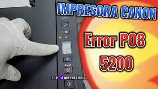 SOLUCIÓN Error 5200 o Error 5200 Canon Printer by Yoyo Tech 7,531 views 3 months ago 5 minutes, 40 seconds