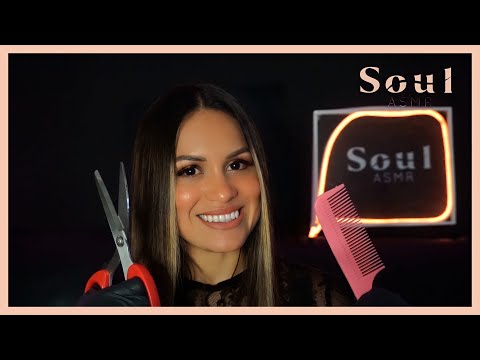 ASMR Peluqueria RELAX mechas, lavado, corte, secado y planchado de pelo | Soul ASMR