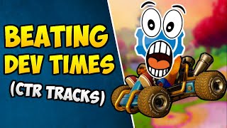 Beating All Developer Time Trials in Crash Team Racing Nitro Fueled (Part 1 - CTR Tracks)