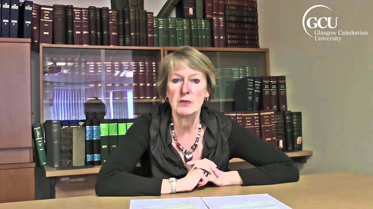 Alison Britton on studying law at Glasgow Caledonian University YouTube