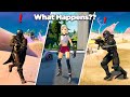 What Happens When Boss Mandalorian or IO Guards Meet an NPC?? - Fortnite Experiments