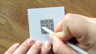 Zentangle Muster: Well