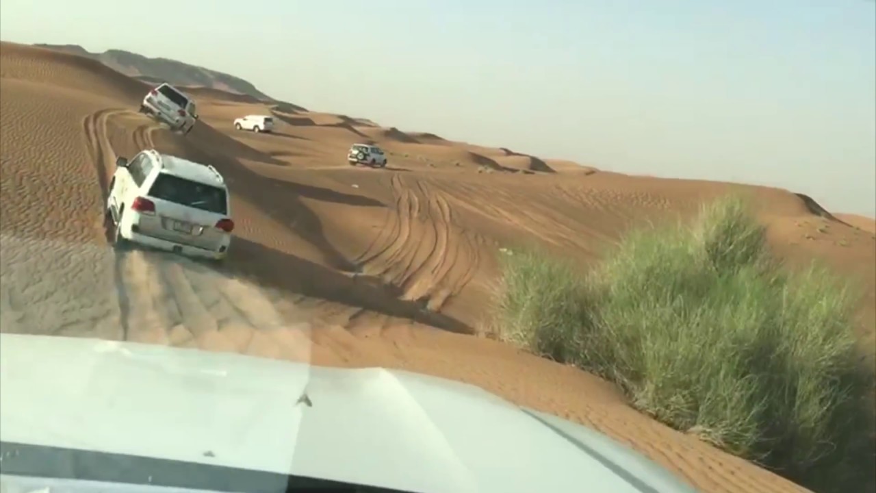 dubai desert safari video land cruiser