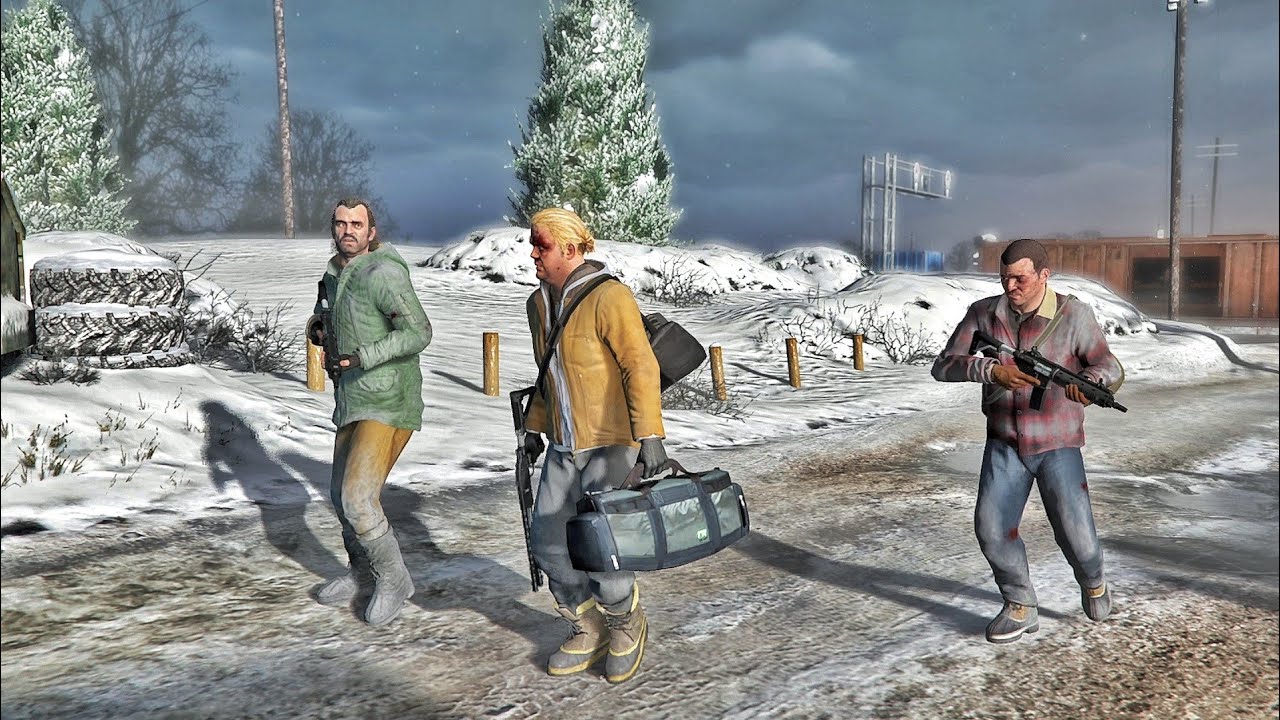 GTA 5 Enhanced Prologue Gameplay | First Mission Bank Heist (4K 60FPS)