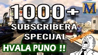 SPECIJAL ZA 1000+ SUBSCRIBERA !! (HVALA VAM PUNO !!) | GTA TRKE [HD 1080p60]