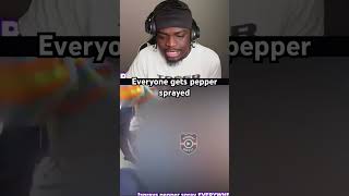 Cops pepper spray teens fighting