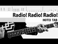 【TAB】RADIO! RADIO! RADIO! ギターカバー 布袋寅泰 タブ譜
