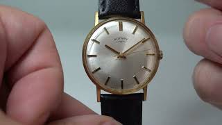 c1965 Rotary men&#39;s vintage watch with original box.