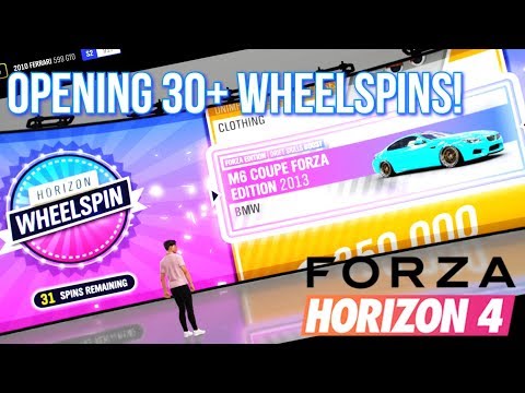 Forza Horizon 4 - OPENING 30 WHEELSPINS! - Forza Horizon 4 - OPENING 30 WHEELSPINS!
