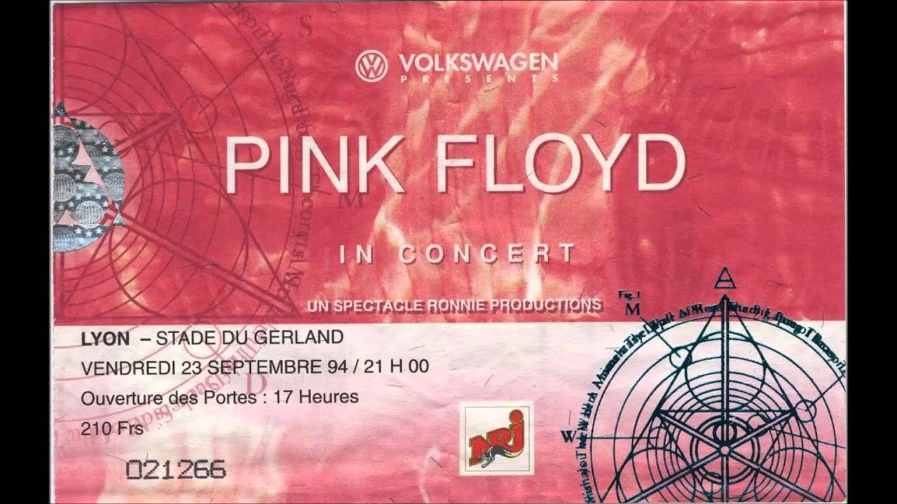 Pink Floyd - "Comfortably Numb" - Lyon - Stade de Gerland - 11 Septembre 1994