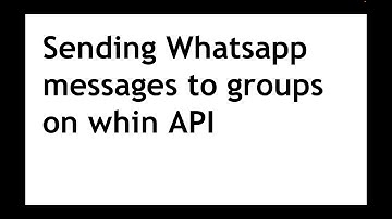 HOW TO: create a group on whin API, through rapidapi
