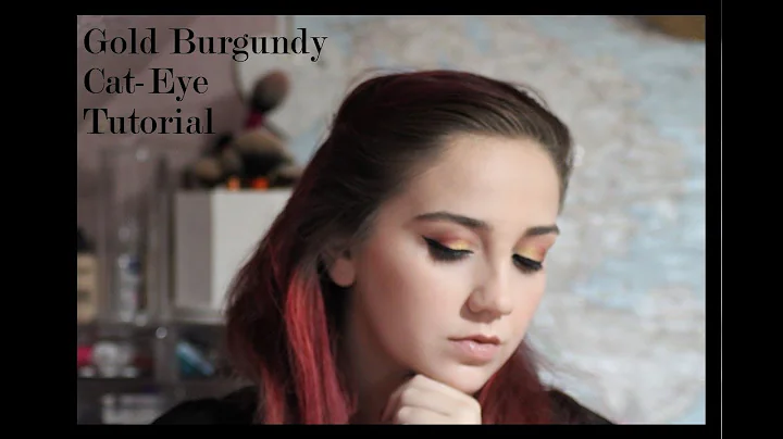 Burgundy Gold Cat Eye | Autumn/Fall | 2018 | Jenni...