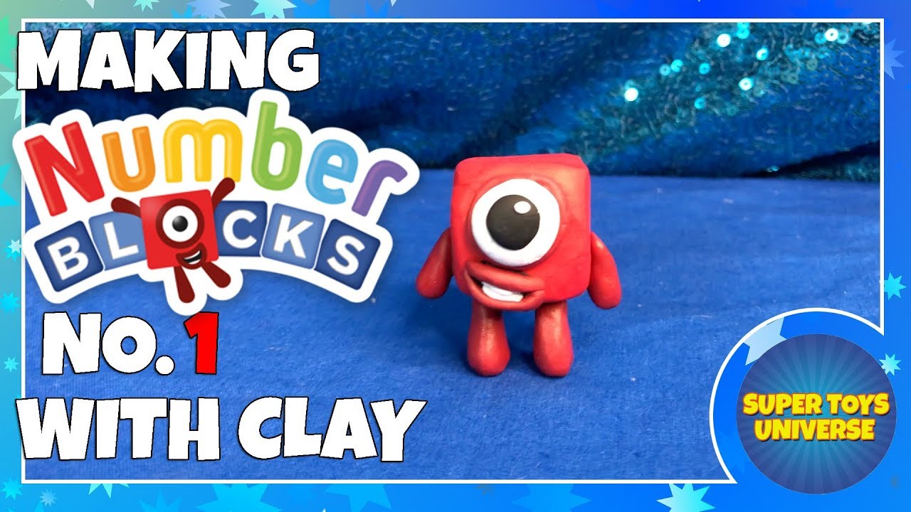 Making Numberblocks 1 With Fimo Polymer Clay Youtube