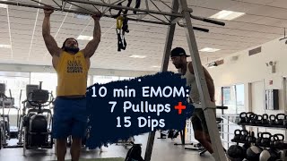 Calisthenics Workout #16: 7 Pullups + 15 Dips EMOM | Eric Rivera