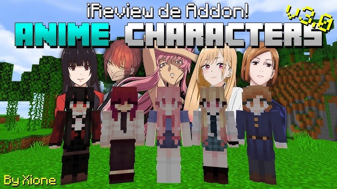 Anime Characters Addon (1.20, 1.19) - Waifus & Husbands Mod MCPE/Bedrock 