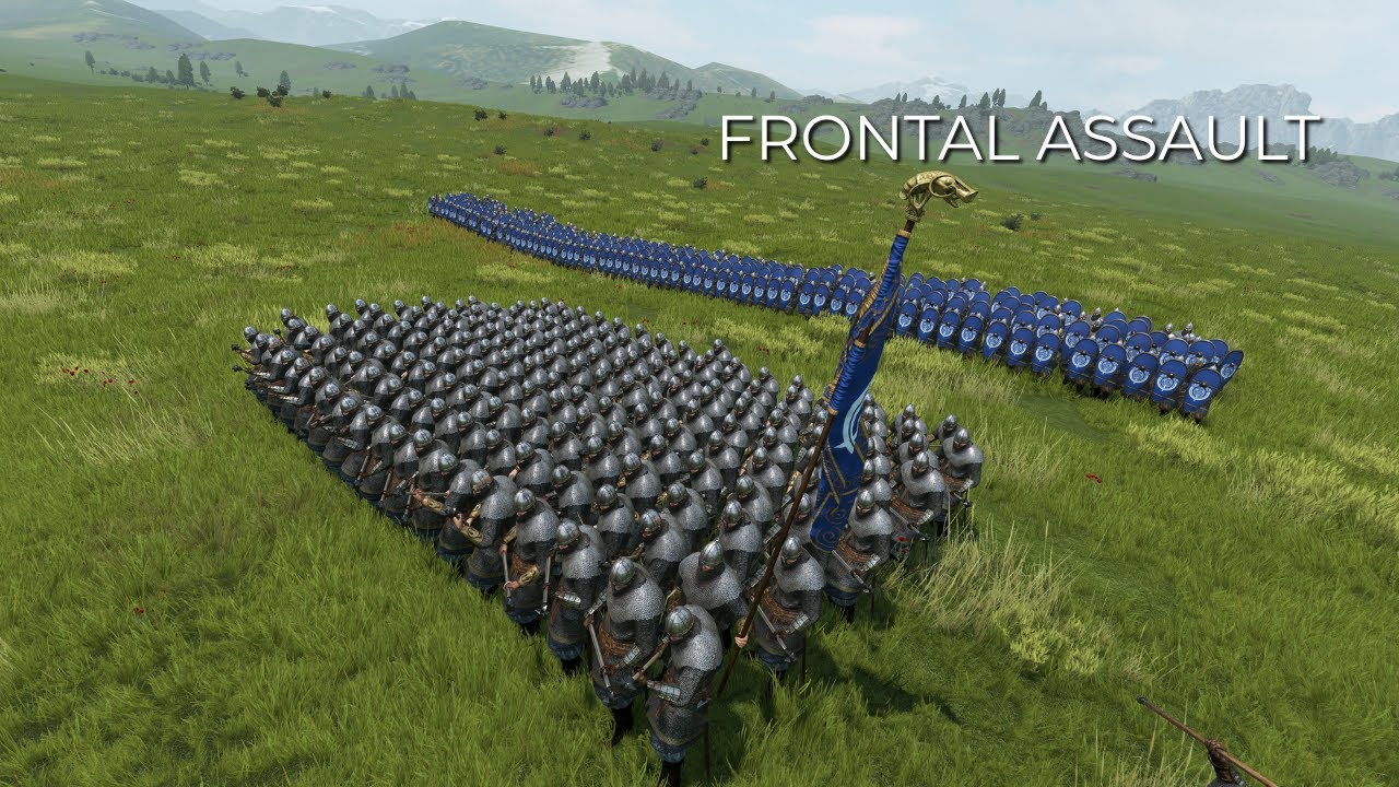 500 vs 500 – Linebreakers vs Legionaries (Frontal Assault) | Series Test | Mount & Blade Sandbox
