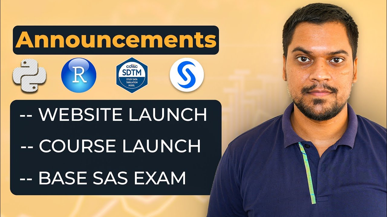 3 Major Launches 🔥 Website | Recorded Course | Base SAS Exam - YouTube
