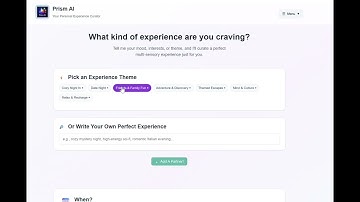 Prism AI Qloo LLM Hackathon Demo Video
