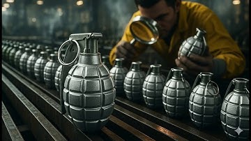 Inside the Grenade Factory How Raw Steel Becomes a Battlefield Explosive (Full Process)