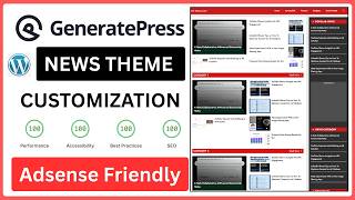 News Website with GeneratePress & GenerateBlocks 🚀 Complete Customization Guide (Hindi)