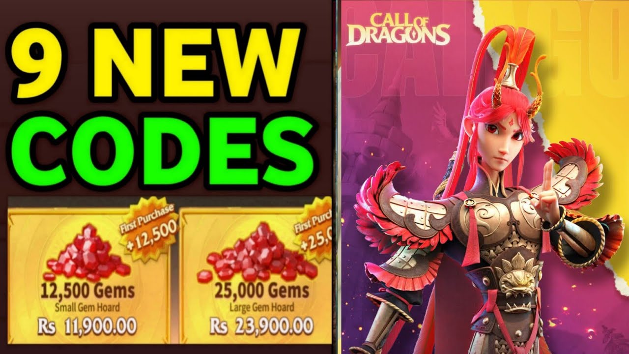 Call Of Dragon Codes