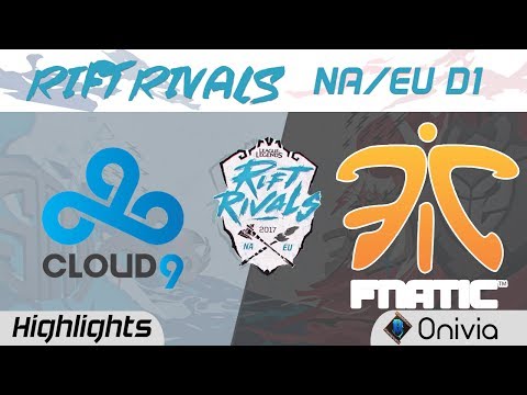 C9 vs FNC Highlights Rift Rivals EU & NA 2017 Cloud9 vs Fnatic by Onivia