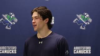 Chase Wouters Postgame Interview | Apr. 8/22