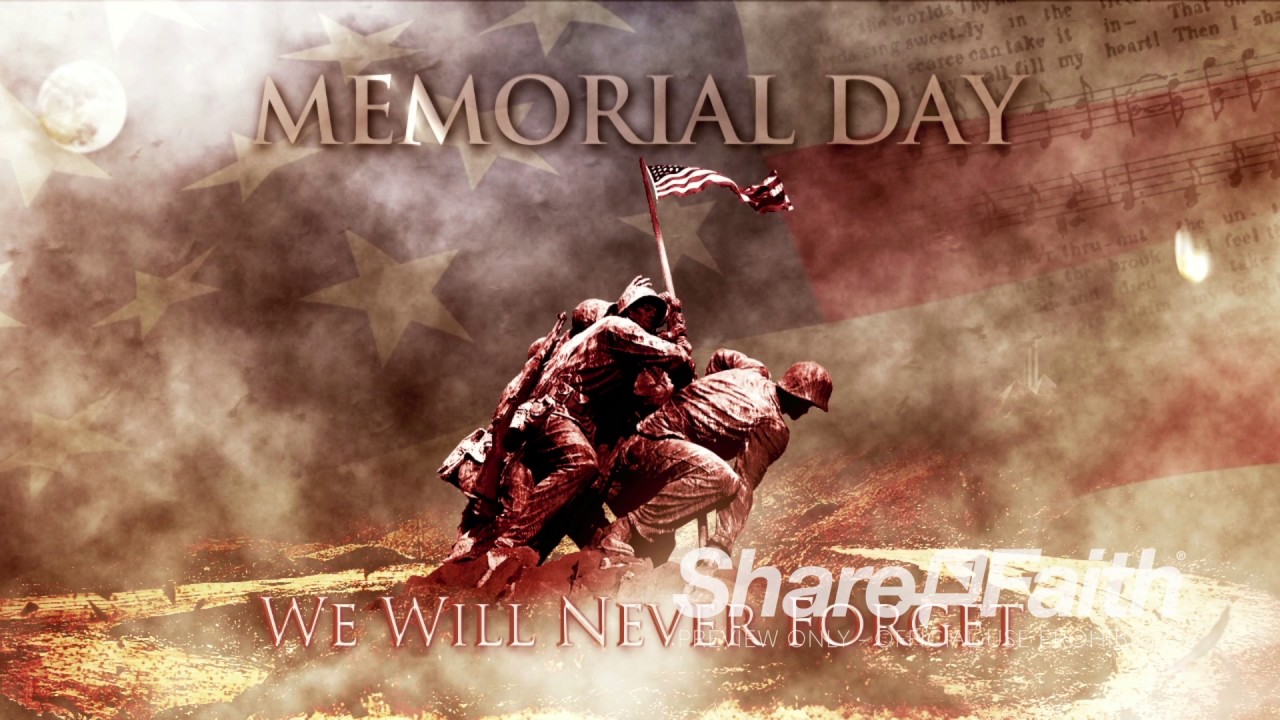 Memorial Day Iwo Jima Memorial Motion Graphic | Sharefaith.com